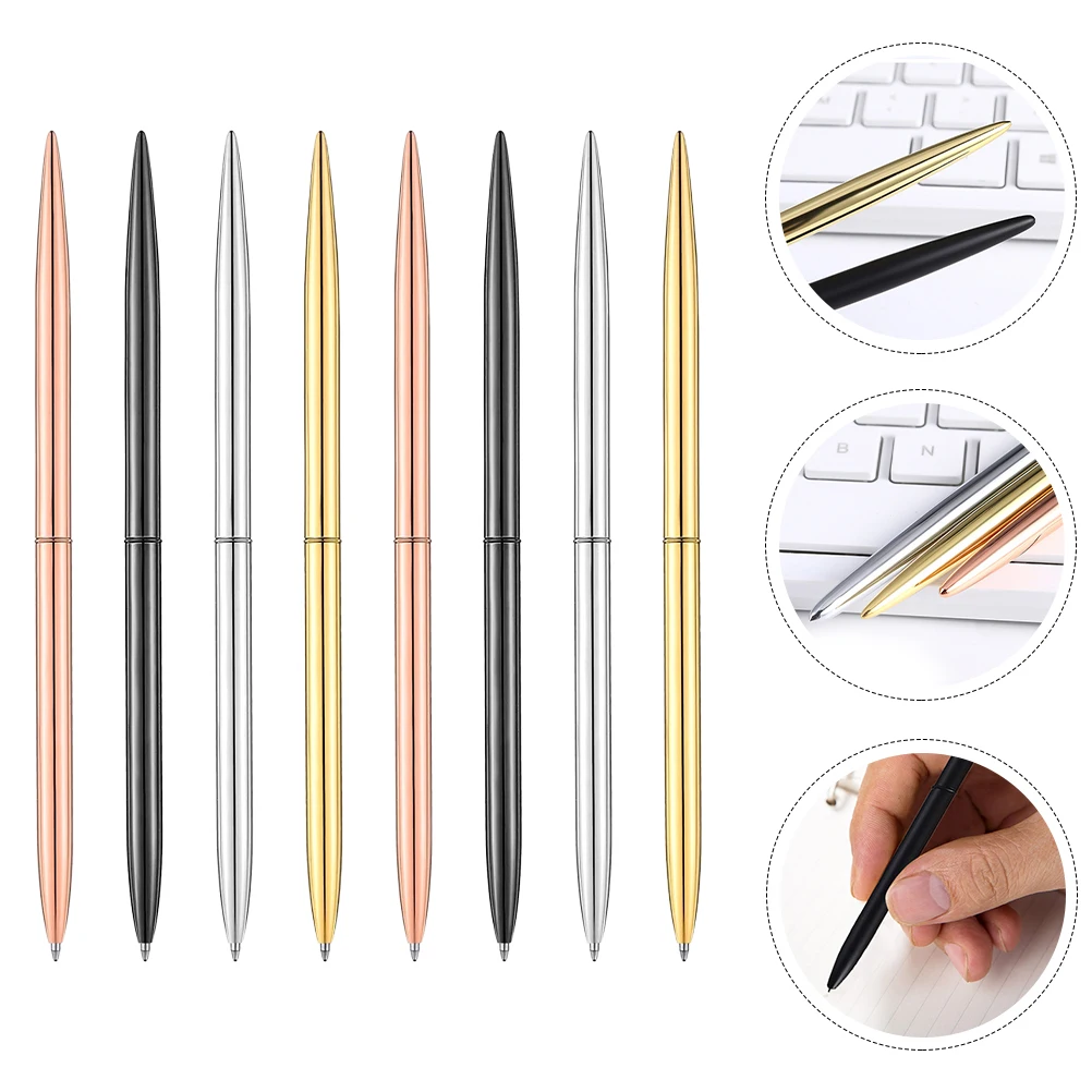 

Plastic Table Placing Students Stationery Gold Pen Nordic Style Writing Pens Office