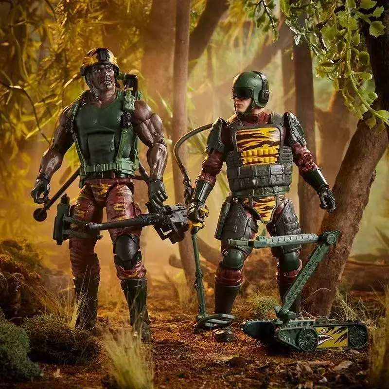 

Hasbro Gijoe Спецназ Тигровая сила Блокирующая линия детонации Рухомая кукла Рисунок