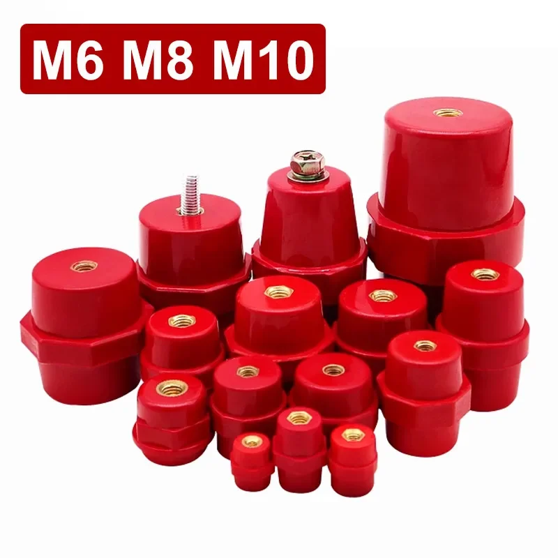 SM25 High strength insulation column zero ground row insulator 30*M6/M8 low voltage distribution cabinet without/with screw