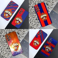 Moscow Football PFC CSKA Phone Case for Sumsung Galaxy S24 S23 S22 S21 S20 A24 A34 A54 A53 N20 M54 Fe Plus Ultra Black Soft Cover