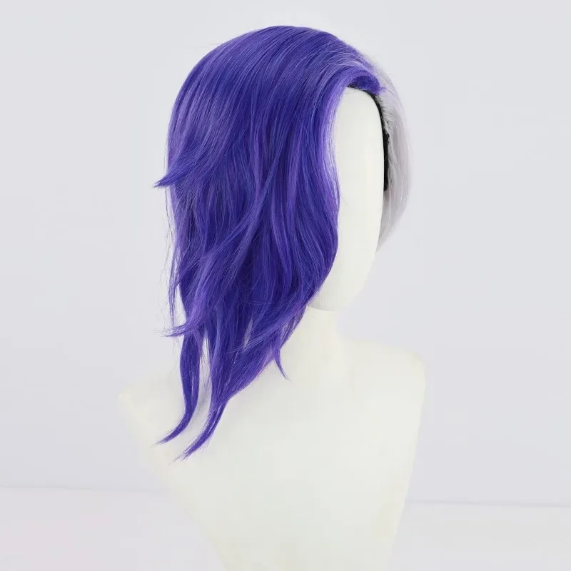 Anime Page One Cosplay Wig 45CM Long ONE PIECE Heat-resistant Fiber Hair +Wig Cap for Party Halloween Props