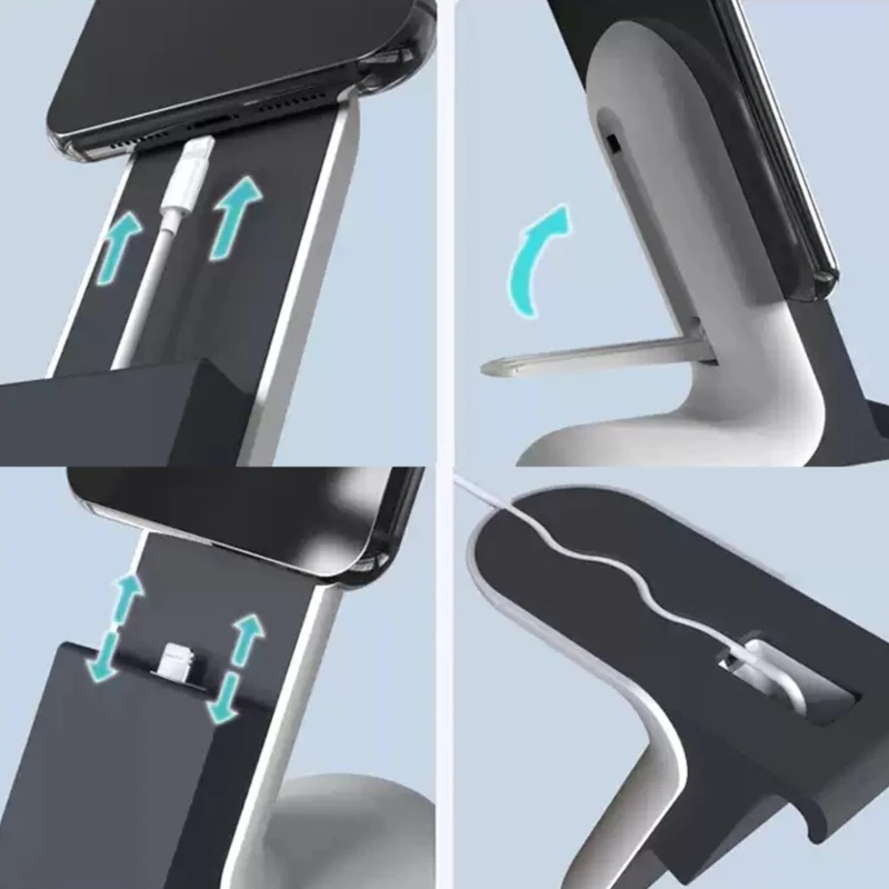 Portable Slicone Phone Charging Stand Universal used for Laptop Dropshipping