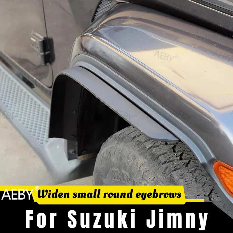 For Jeep Wrangler 2018-2025 Widen small round eyebrows,High clearance wide front and rear fender flares,Car accessories