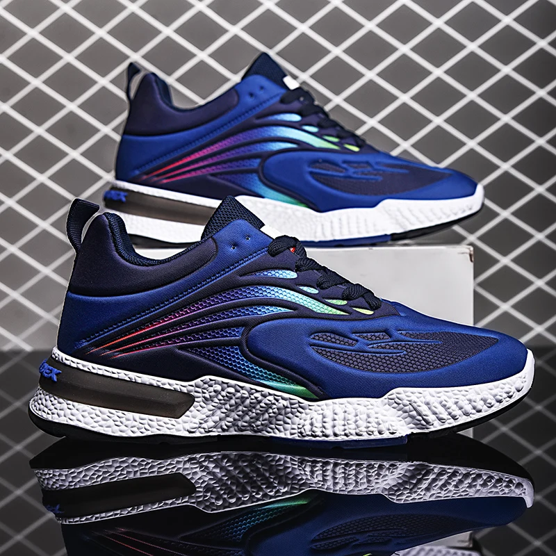 Summer & Spring Air Mesh Men Running Shoes Fashion Breathable Sneakers Sports Casual Soft Bottom Size 39-44