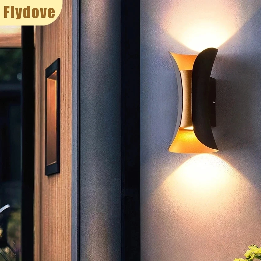 

IP65 Waterproof LED Outdoor Wall Light AC85-265V Courtyard Garden Bedroom Corridor Living Room Bedhead Home Decoration Light