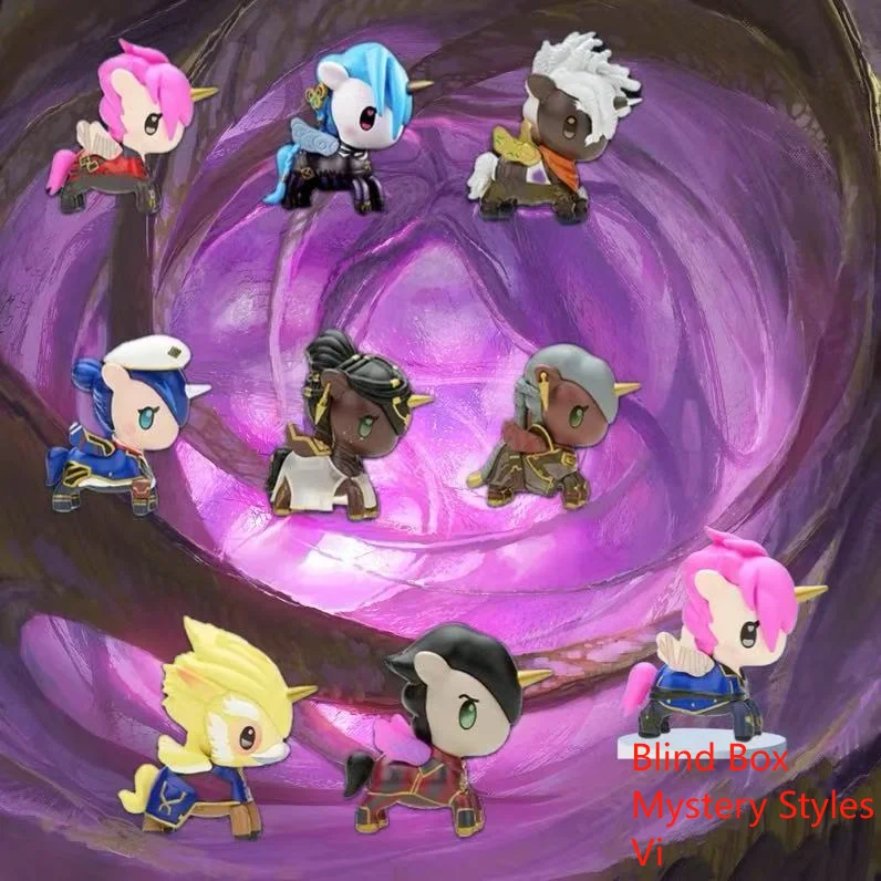 Arcane Jinx Vi Caitlyn Ekko Mel Heimerdinger Silco Ambessa Viktor Unicorno Figure Blindbox عبوة أصلية أصلية جديدة تمامًا