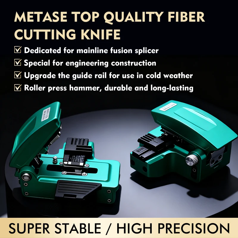 Metase MT-10 Fiber Cleaver High Precision One-Step Fully Automatic Cutting Knife With Innovative Roller Design