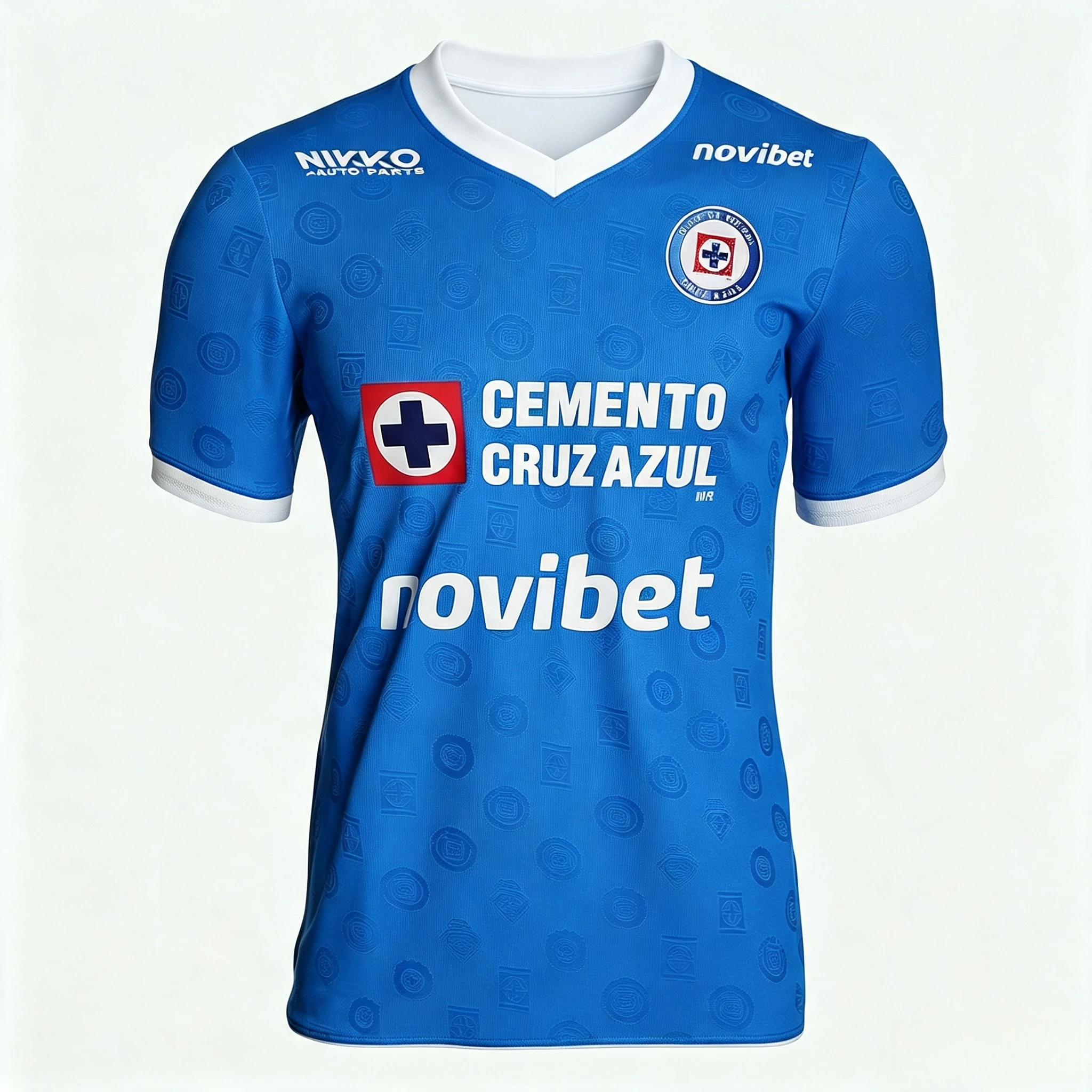 Saison 26-27 Cruz Azul Fußballtrikot, Herren Sommer Neu 3D-Druck Sport Fußball Atmungsaktive Schnelltrocknende Kleidung T-Shirt – Detail 3