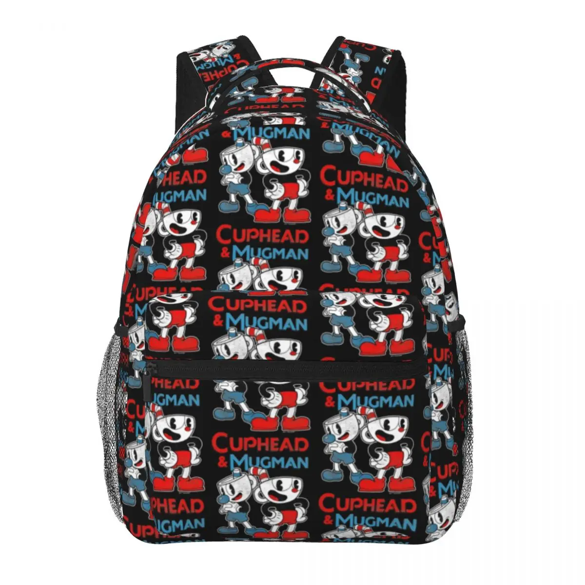 

Cuphead & Mugman Dynamic Duo Printed Lightweight Casual Schoolbag For School, Outdoor, Shopping, Office 16in