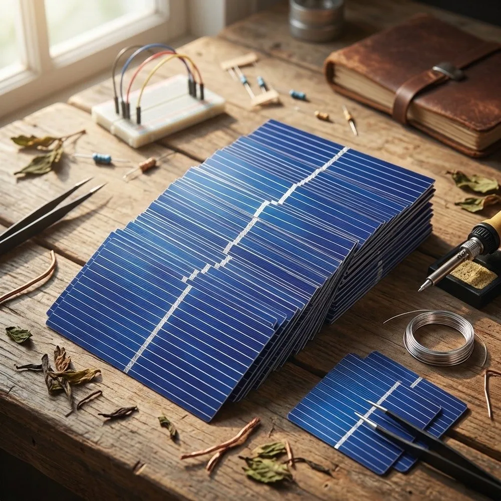 100pcs for mini For Solar Cells Polycrystalline Silicon 0 5V 39mmx19mm for Building for custom For Solar Panels and Energy