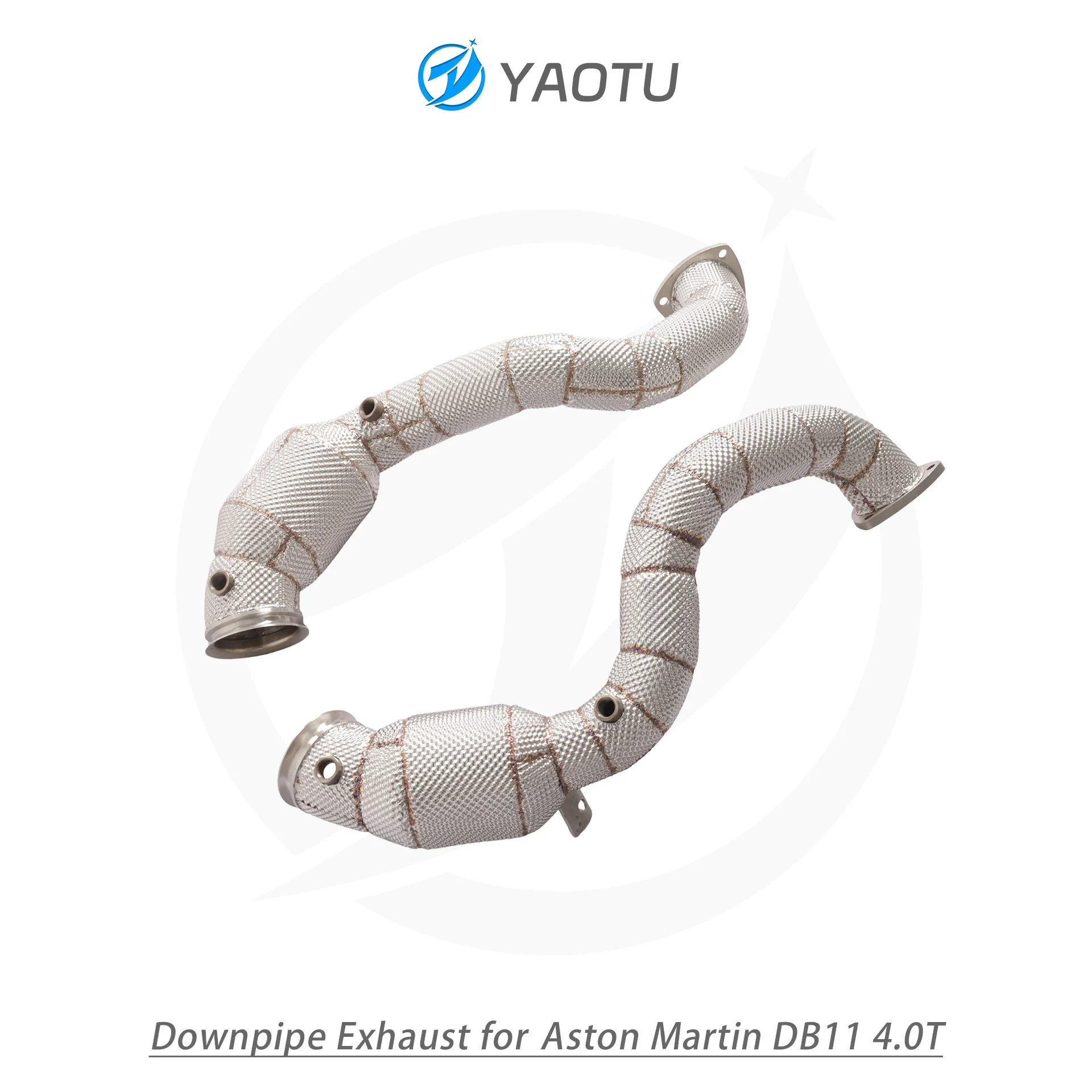 Hot-selling Competitive Price Exhaust Sport Cat Downpipes for Aston Martin DB11 4.0TT V8 High Flow Catted Downpipe