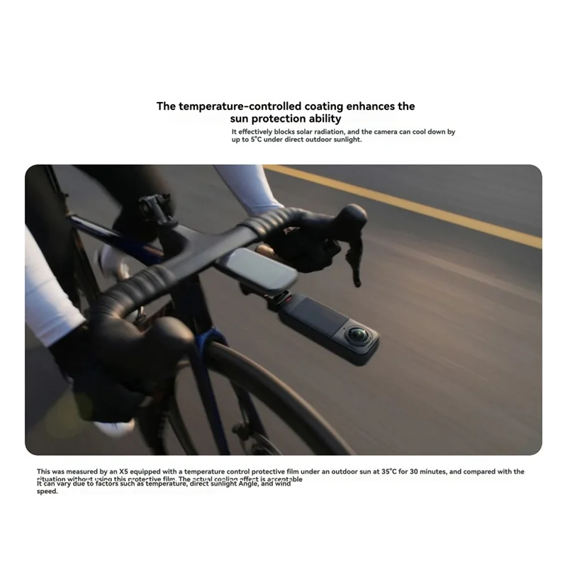 AS95-For Insta360 X5 واقي للشاشة شاشة LCD حماية تغطية كاملة مضادة للخدش سهلة التركيب رؤية واضحة