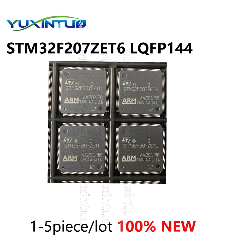 1-5piece/lot 100%New STM32F207ZET6 STM32F207 LQFP144 MCU 32BIT ARM Cortex M3 Connectivity 512kB chip