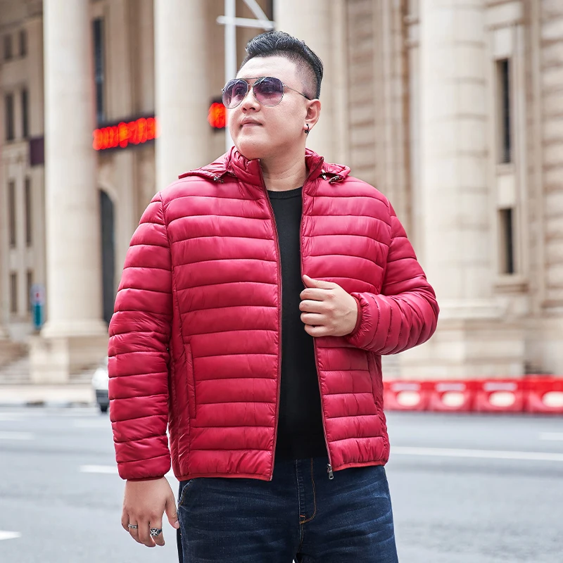 Winter Jacket Men Casual Wear Padded Warm Coat Male Thicken Parkas  Coat Man\'s Windproof Fashion Black Coat Plus Size Outerwear