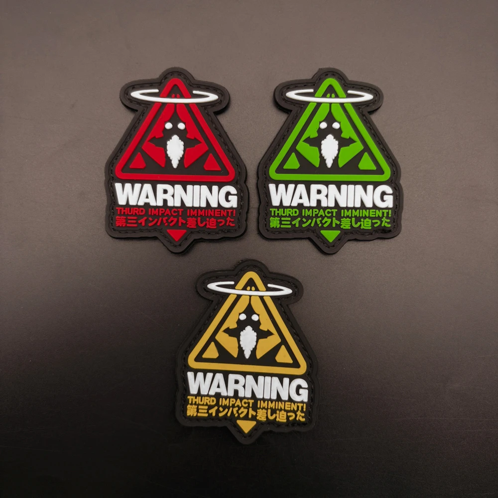 Motorcycle Gear Pattern - Sci-Fi Style Bilingual Warning Triangle Pattern