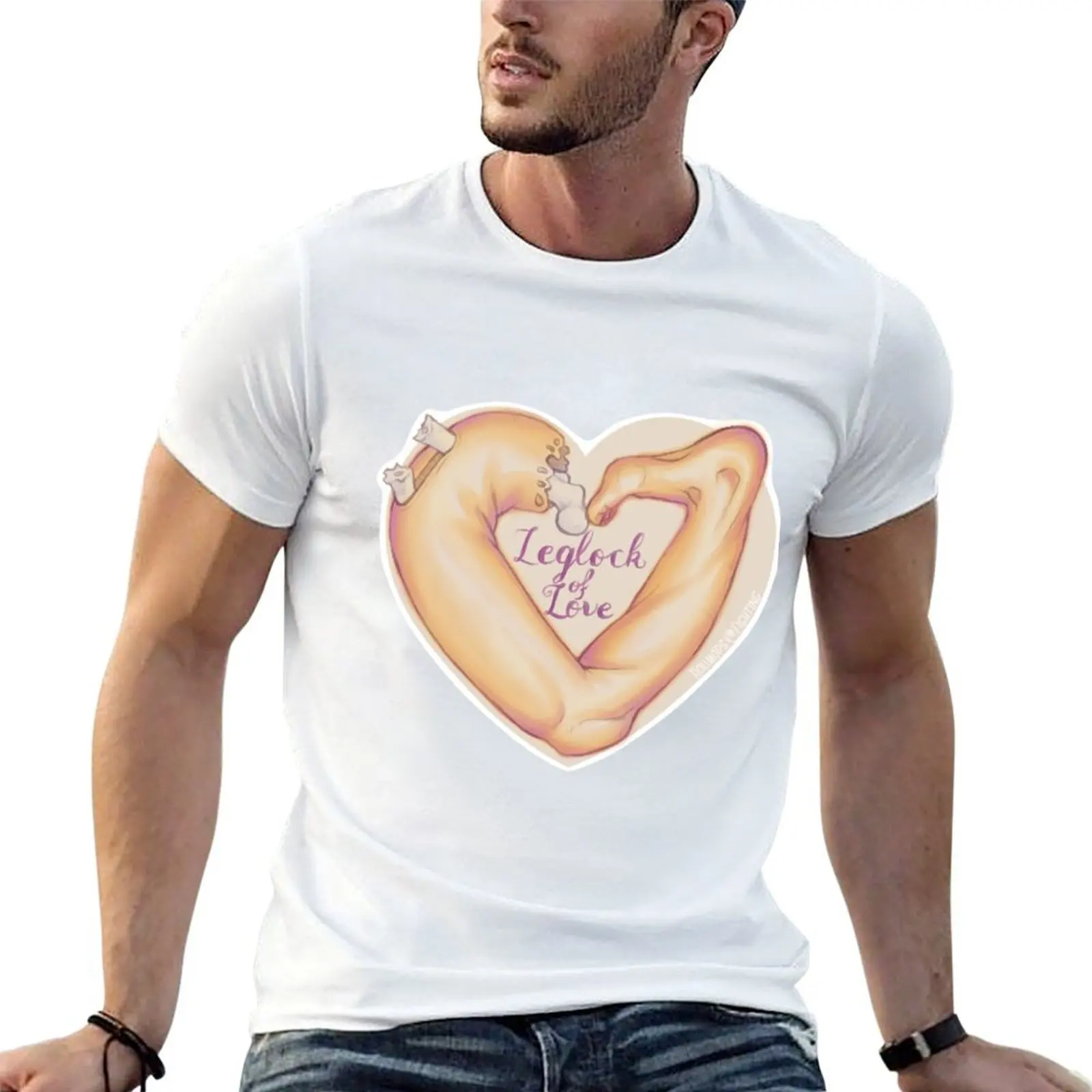 

Leglock of Love T-Shirt man t shirts high quality luxury brand men t shirt cotton 100% T-Shirt