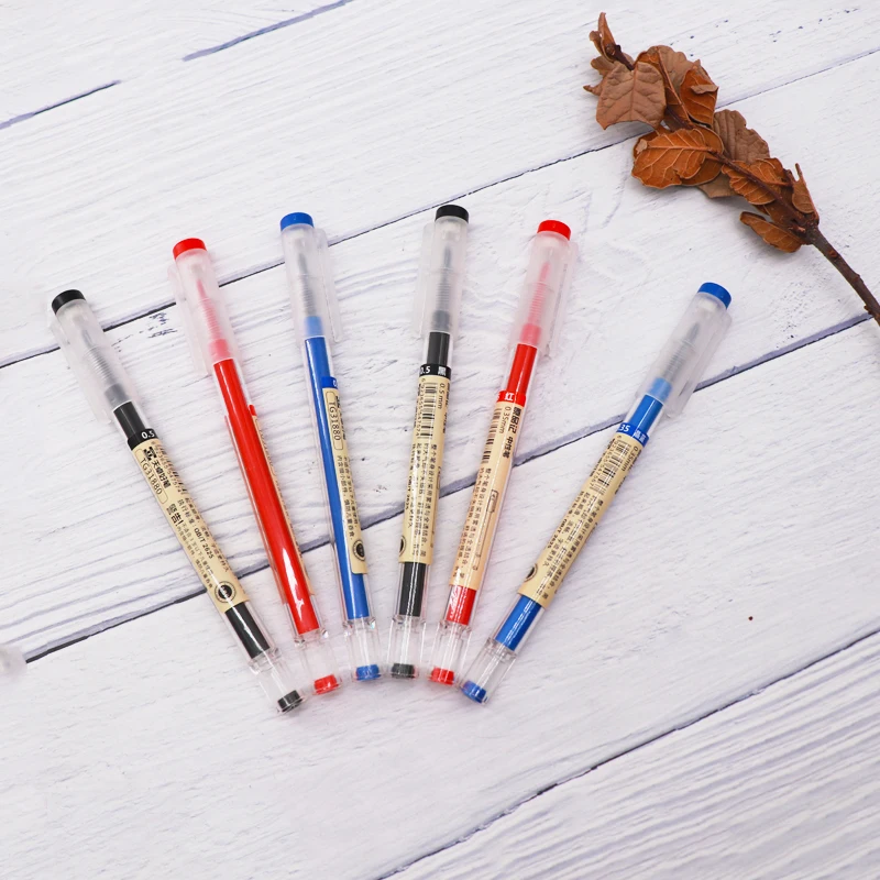 0.35mm Gel Set Pens Red/Black/Blue Ink Refills Rod Japanese Pen For Handle School Office Writing Supplies Stationery image 6