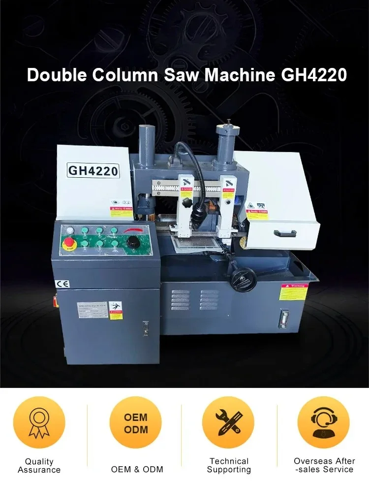 Metal Cutting Saw Gh4220 Band Sawing Hine Double Column For Stainless Steel