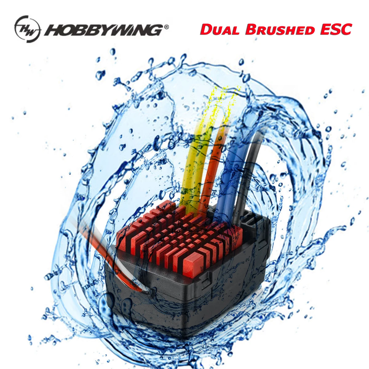 

Hobbywing QuicRun WP-880 80A ESC двойной матовый водонепроницаемый регулятор скорости ESC для 1/8 1/10 RC автомобиля 540/550/775 аксессуары для двигателя