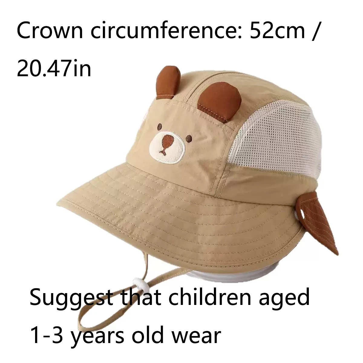 Children's hats, breathable and thin for spring and summer, sun protection hats for boys and girls, cute cartoon outdoor sun hat image 6