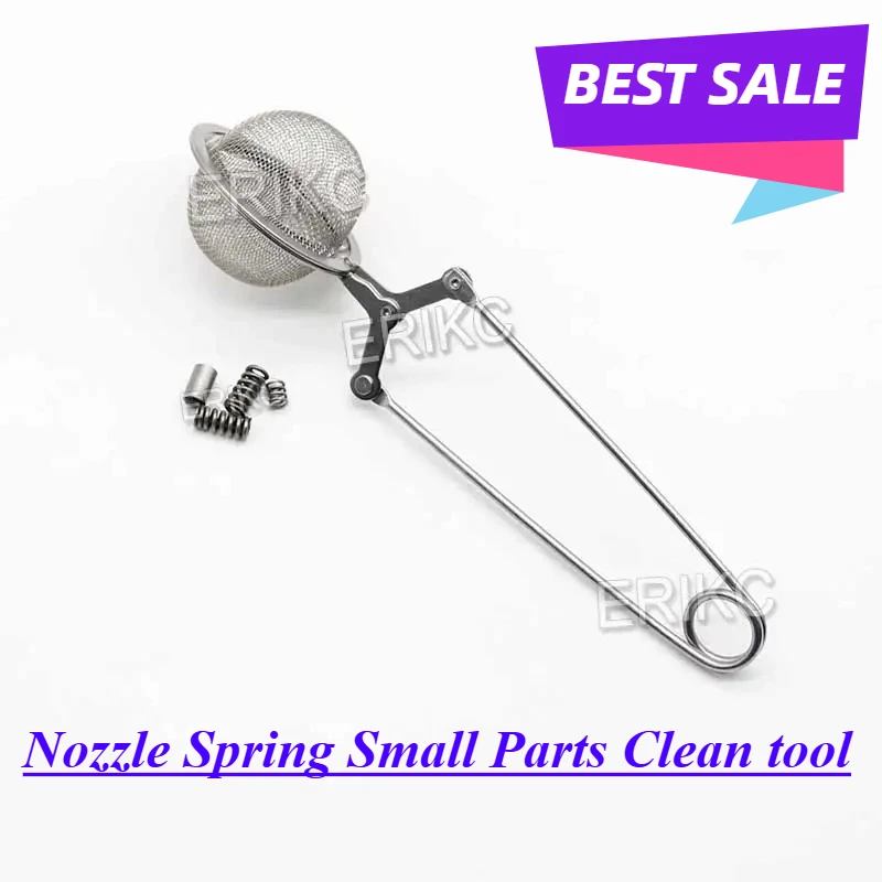 Diesel Injector Repair Kits Cleaning Basket Nozzle Spring Small Parts Clean tools E1024125 ERIKC