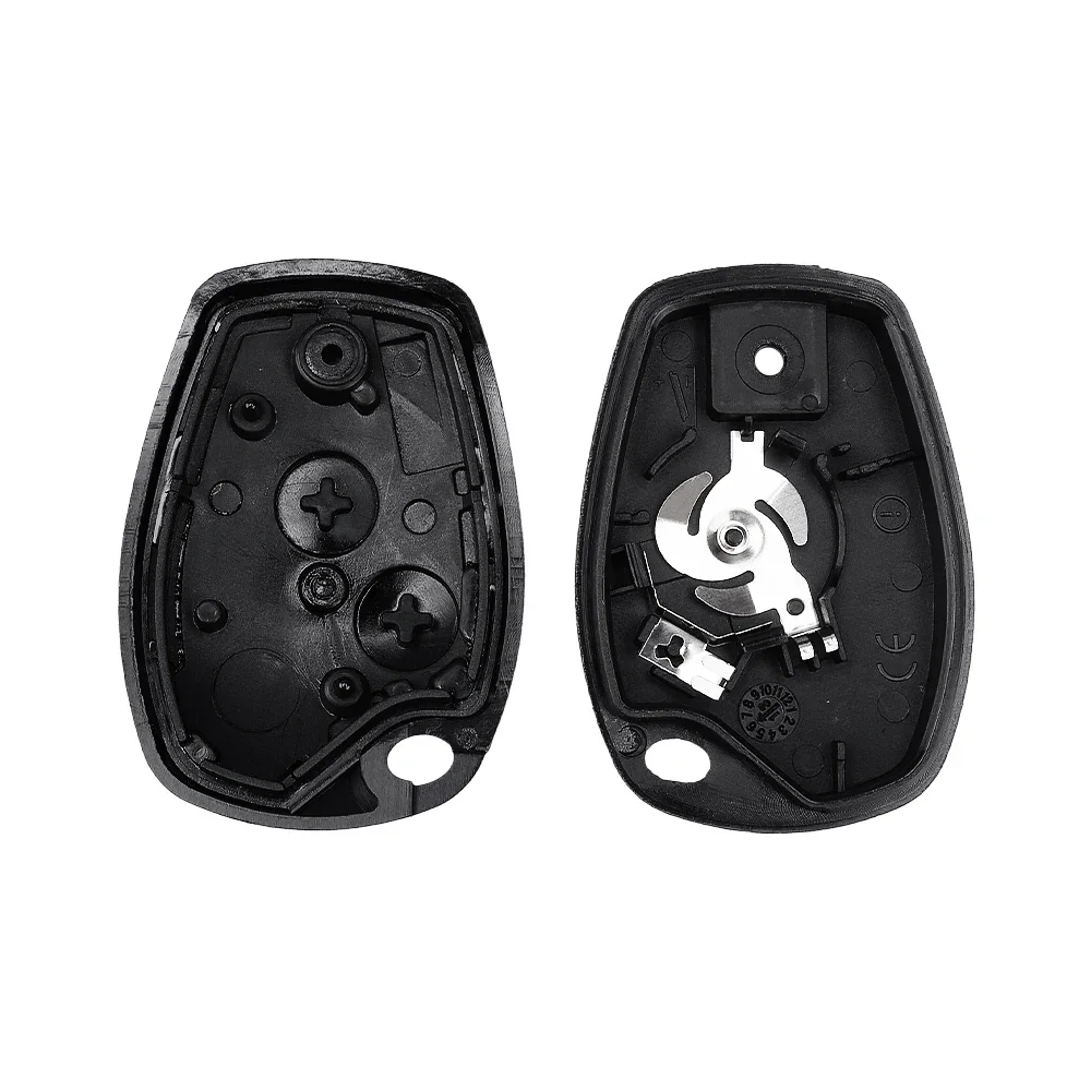 KEYYOU 2 Buttons Replacement Car Key Shell Remote Cover Case Blank Fob For Renault Dacia Modus Clio 3 Twingo Kangoo No Blade