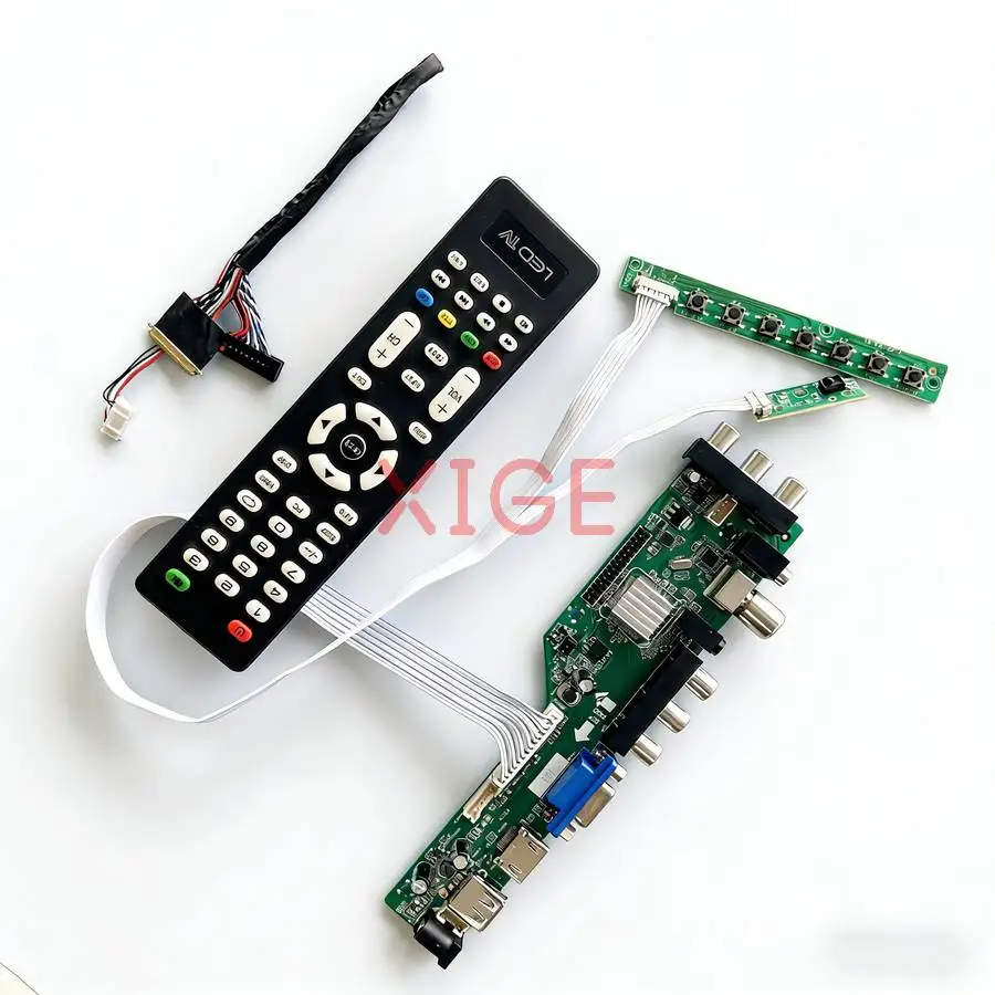 

Controller Board Fit LP156WHB LP156WHA LP156WHU LP156WH9 HDMI/VGA/AV/USB/DVB 40-Pin LVDS 1366x768 Laptop Screen 1366*768 Kit DIY