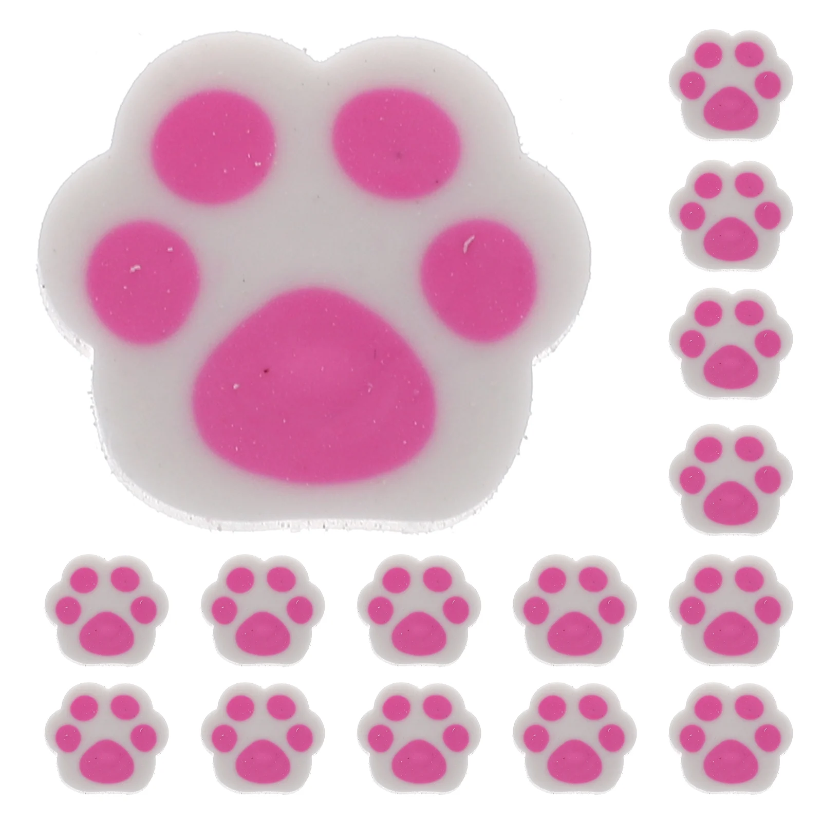 

30Pcs Cartoon Erasers Paws Modeling Erasers School Erasers Children Erasers Kids Erasers