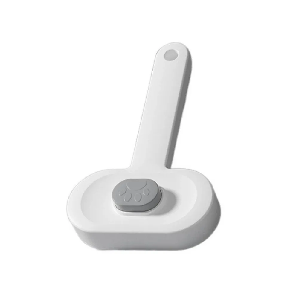 

One Button Automatic Pet Hair Remover Fine-toothed Comfort Grip Cat Cleaning Comb Stainless Steel Pet Grooming Brush