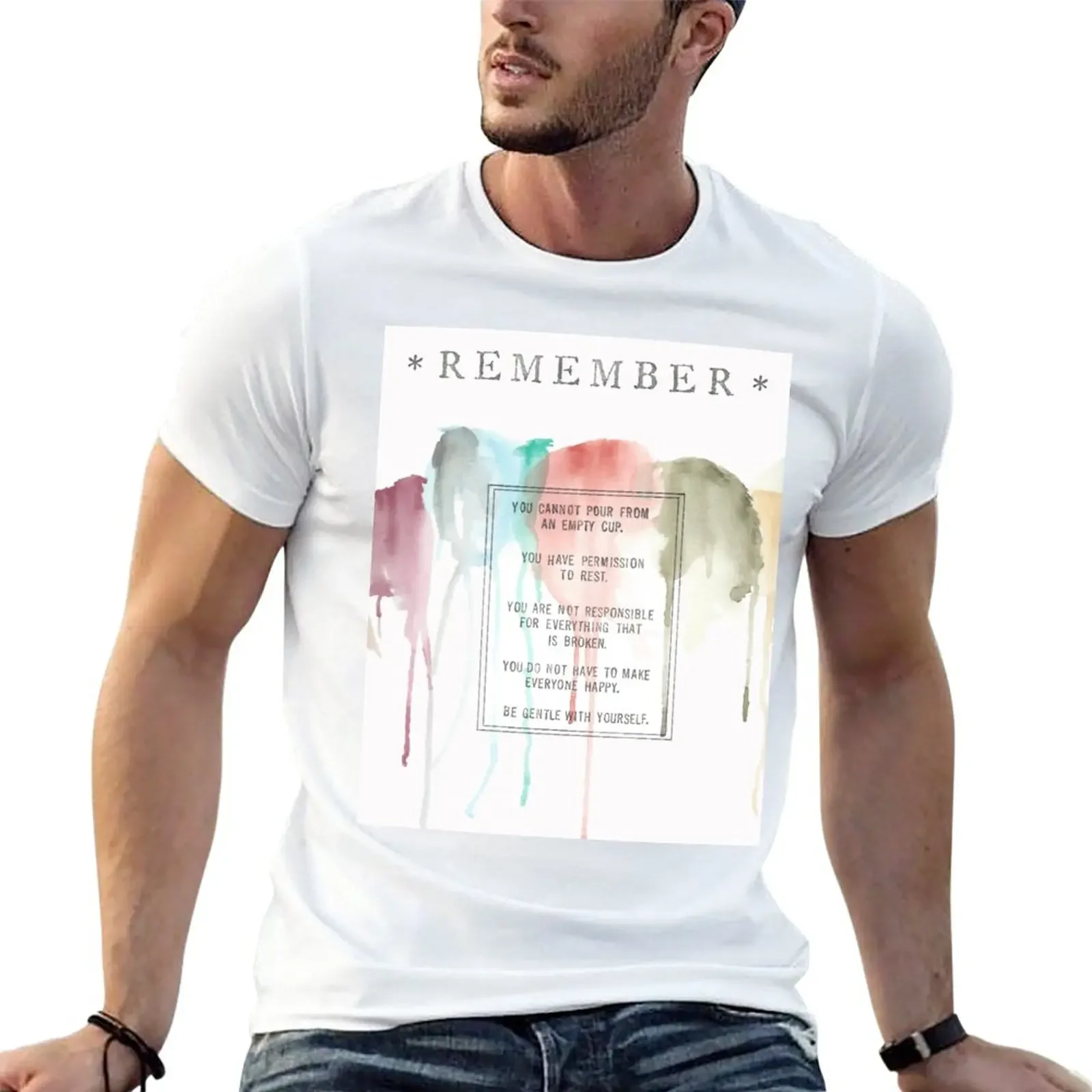 

Self Love Reminder T-Shirt new edition customizeds blacks Men's t-shirt