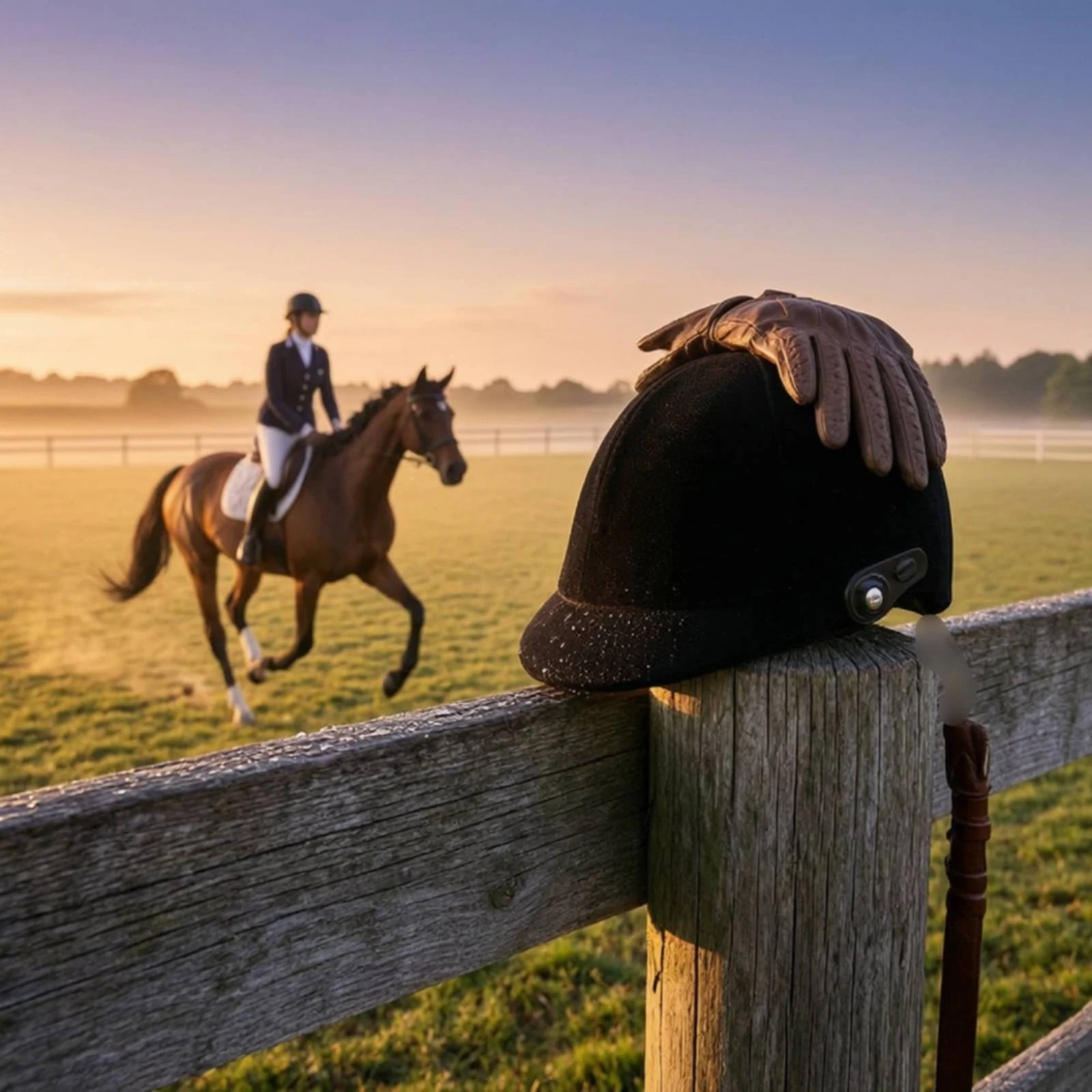Velvet Riding Helmet Removable Horse Riding Helmet Safety Headgear Classic Sleek for Equestrians, Stables