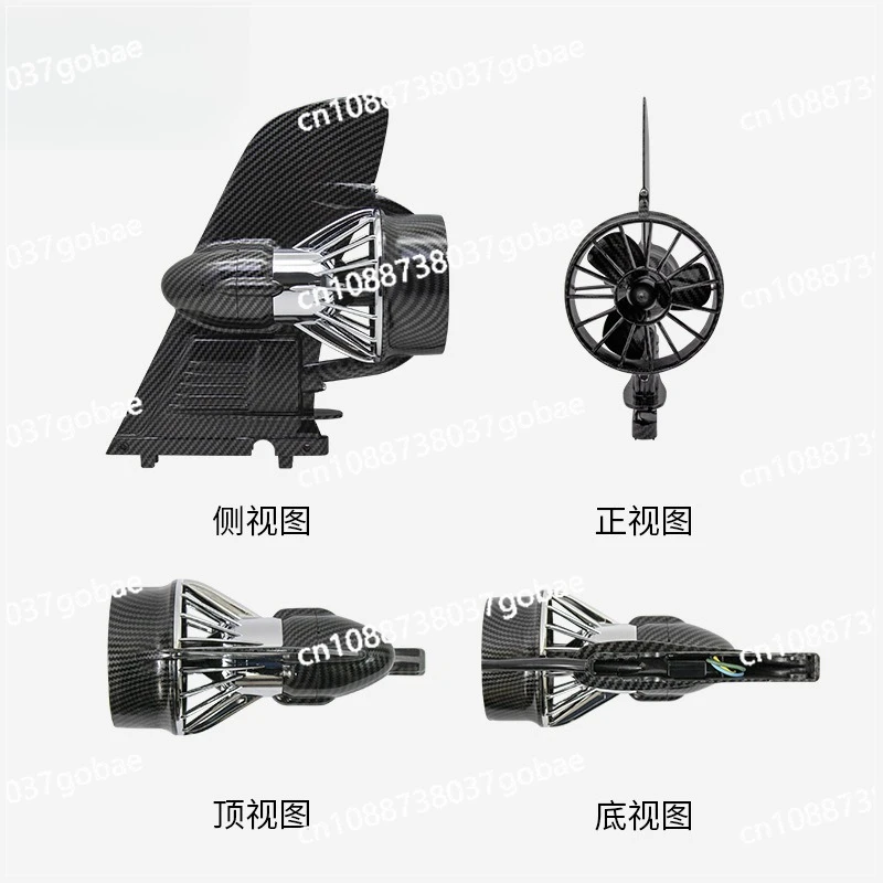 

Surfboard small motor propeller, waterproof marine lithium battery underwater thruster