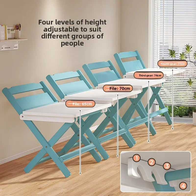 New model Internet Celebrity Lifting Children's Study Desk Writing Desk Office Small Desk Desk Folding Free Installation
