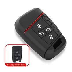 Silicone Remote Key Case Cover For Volkswagen VW Tiguan Passat Golf Alltrack 2018 2019 2020