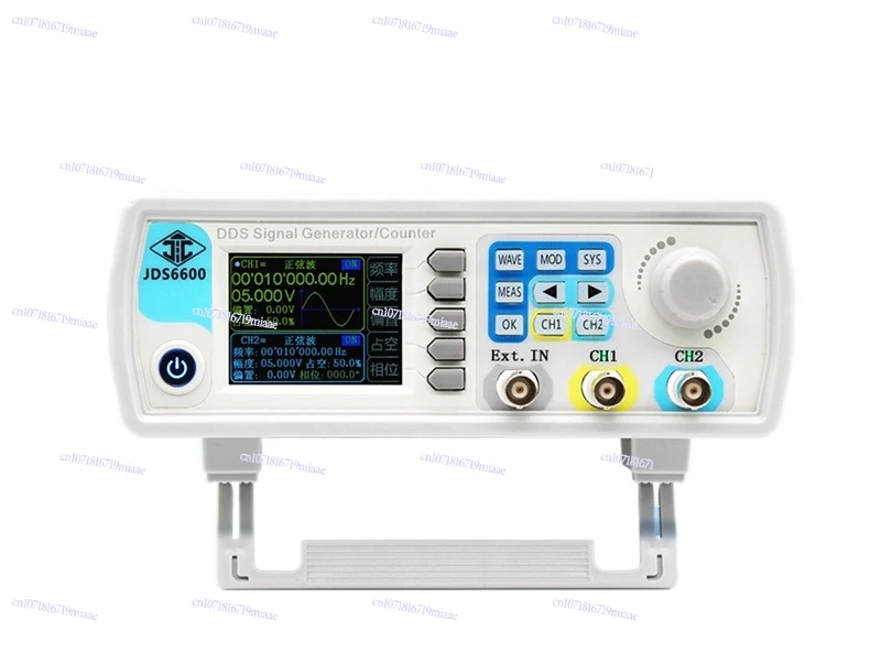 

JDS6600 Fully CNC DDS Dual Channel Function Arbitrary Wave Signal Generator Source Frequency Meter Frequency Sweeper