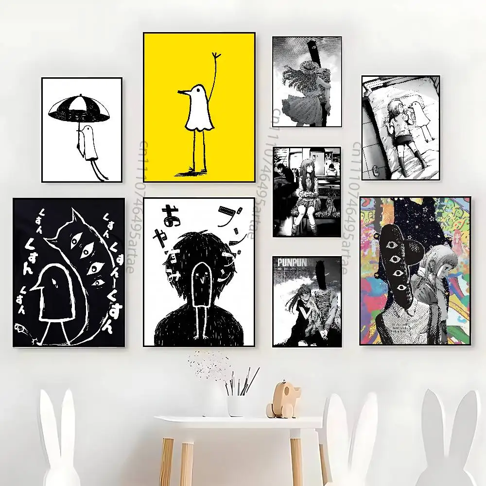 Goodnight Oyasumi Punpun Artists Canvas Painting for Living Room Home Decor Poster Fans