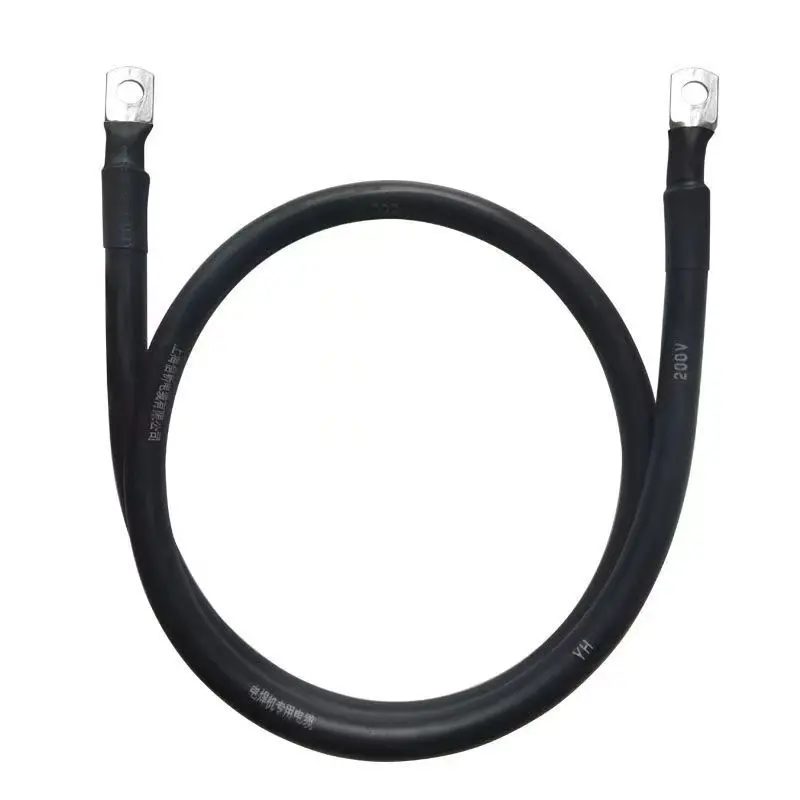 Zachte Batterij Aansluitkabel 8/6/4/2AWG Gestrande Koperdraad 10/16/25/35mm2 met SC M6 M8 M10 Lug Voor Inverter Auto Solar UPS