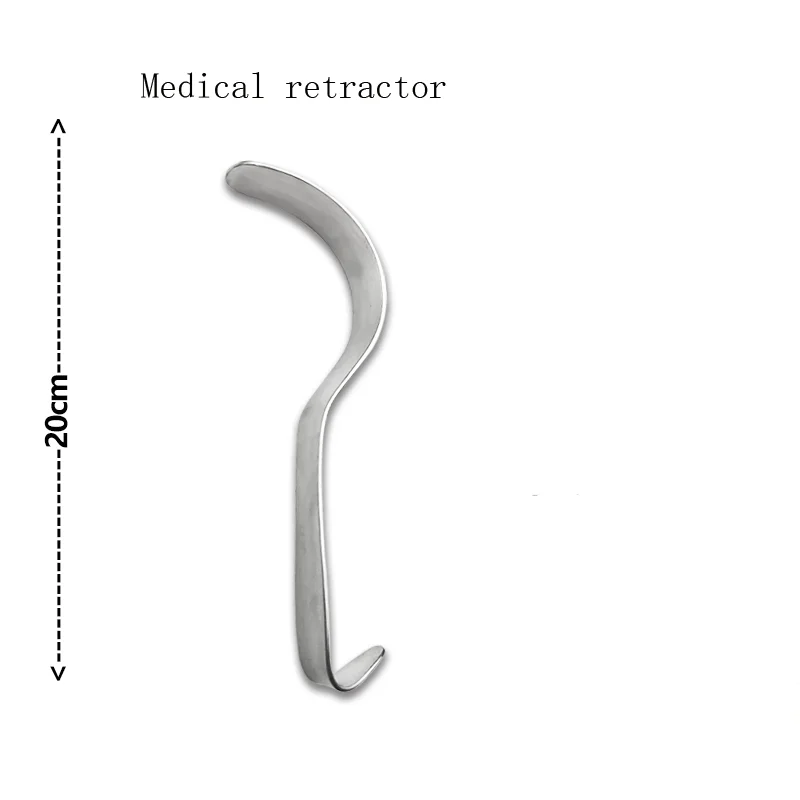 Abdom-retractor abdominal de acero inoxidable médico, instrumento quirúrgico grande de adhesión, tipo SS