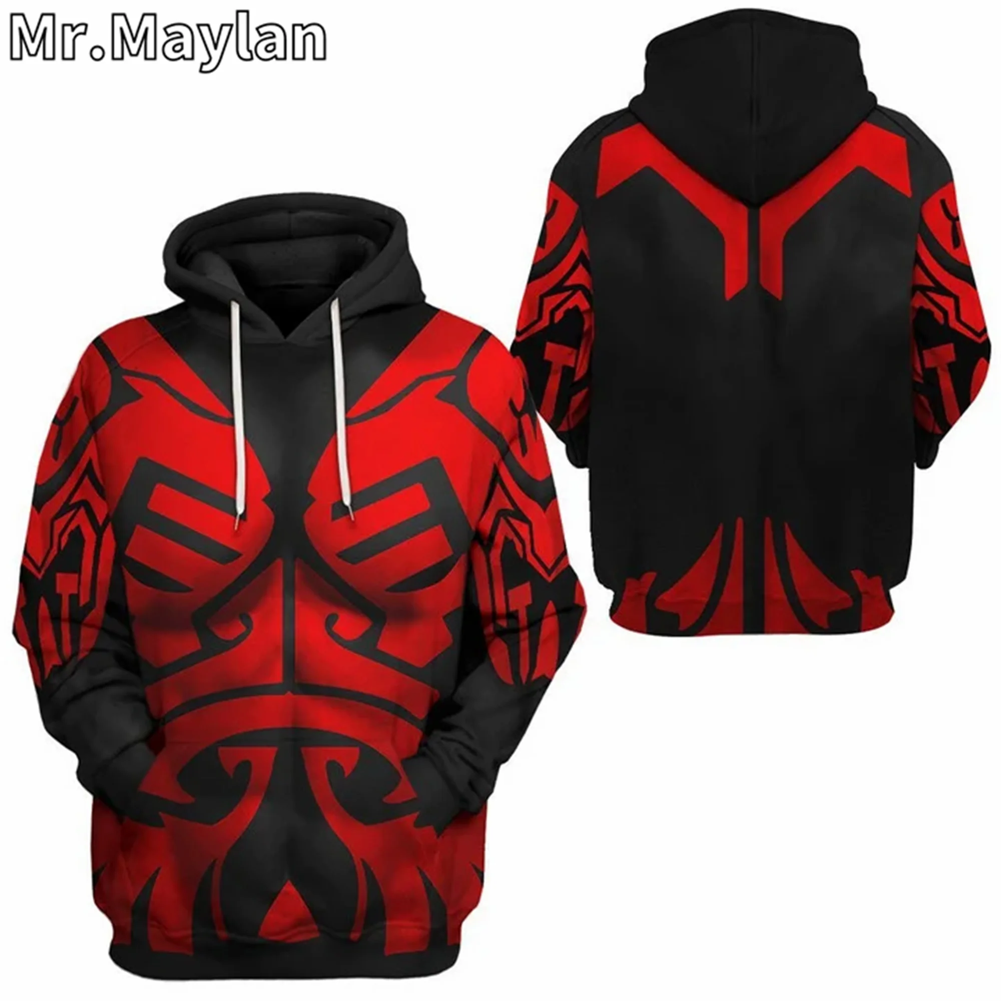 

Cosplay 3D Full Printed Darth Maul Jacket Men/women Hoodie Unisex Casual Boys Streetwear Sweatshirt Pullover Sudadera Hombre