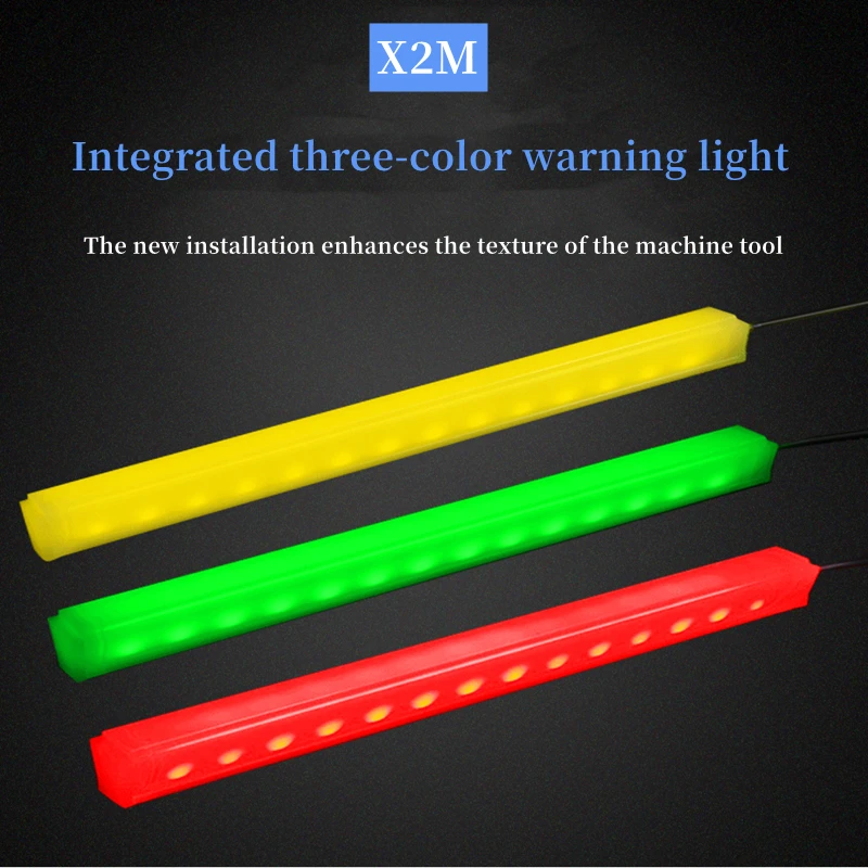 1PCS LED Tricolor In 1 Bar Light  Acousto-optic Warning light Bar Alarm 24V LED Cylindrical Warning Machine Light For Industrial