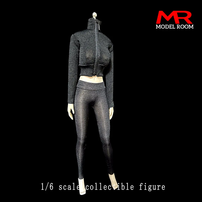 CJG-049 1/6 Schaal Dames Strakke Stretchy Tops Yogakleding Jas Kleding Model Past 12 ''Vrouwelijke Soldaat Action Figure Body Poppen