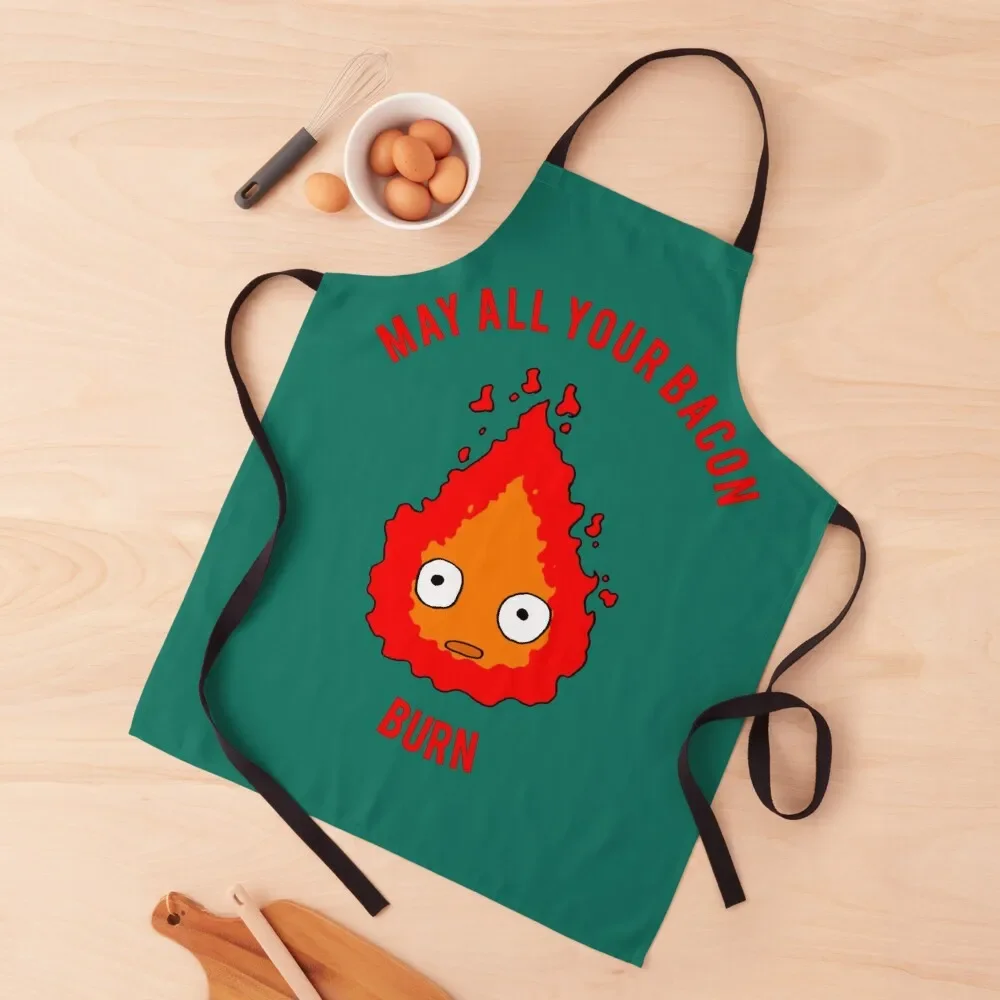 May All Your Bacon Burn 86 Simple Vintage Graphic, Unisex, Customize, Trending Now, Fashion Summer Apron kitchen woman Apron