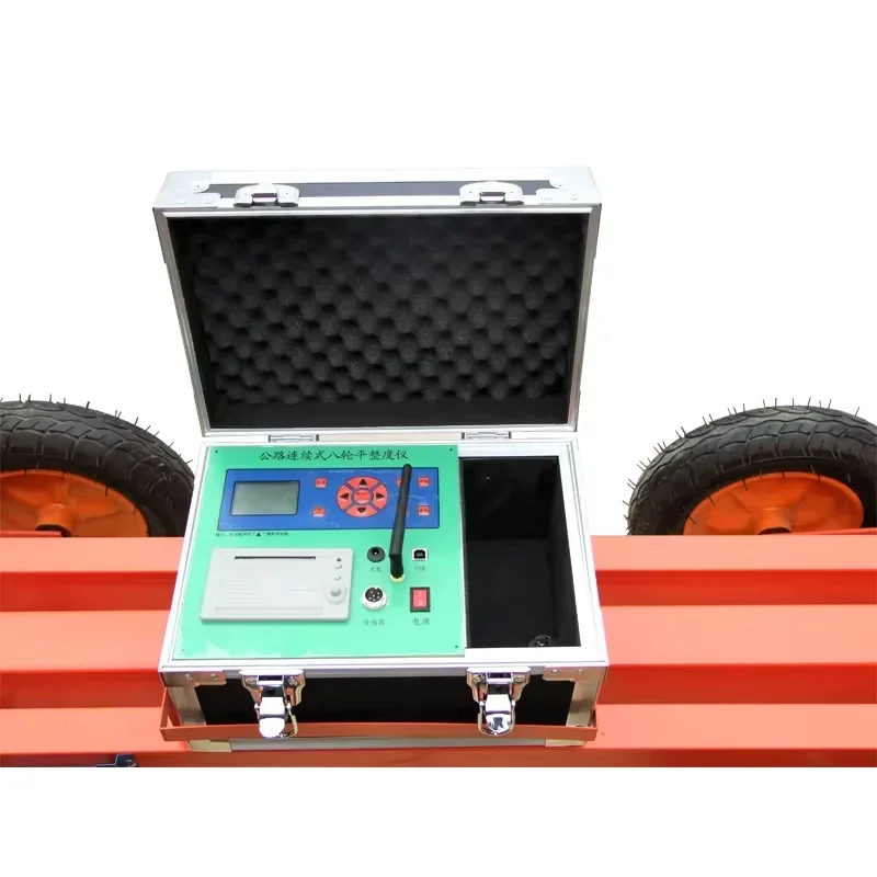 Pavement Texture Profile Meter Continuous Eight-wheel Flatness Meter