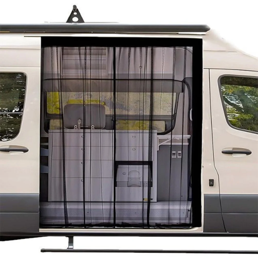

RV Camper Side Door Curtain MosquitoNet Anti-Bug Screen For Mercedes For Sprinter For Ford For Transit For Dodge For Prolaster