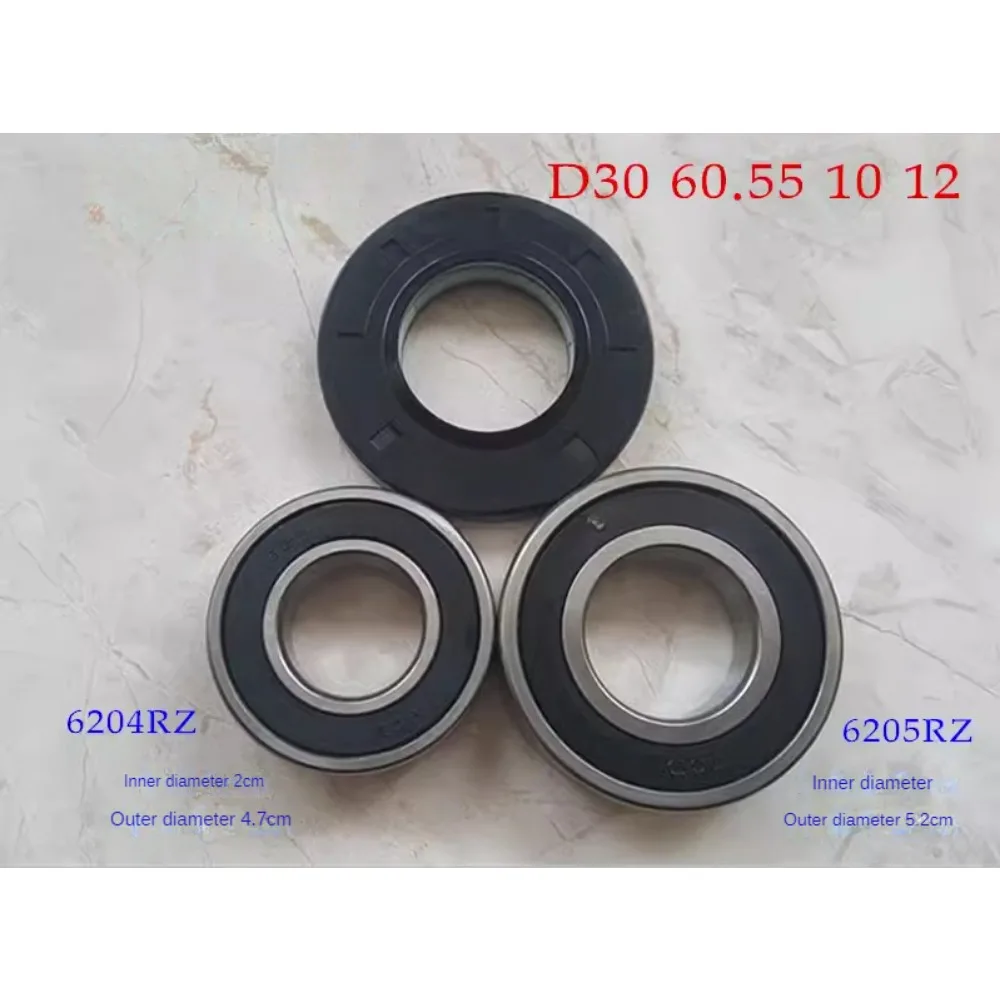 New D35 Bearing 6205RZ 6206RZ For Samsung Washing Machine Water Seal D25 6203RZ 6204RZ D30 6204 6205 D45 6206RZ Washer Parts