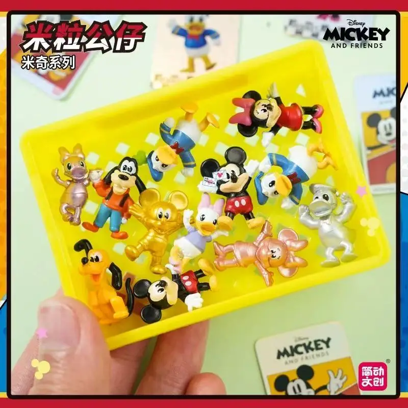 

Jandoon Genuine Disney Mickey Mouse Minnie Donald Duck Blind Box Figure Mini Fingertip Toy Collection Children's Gift