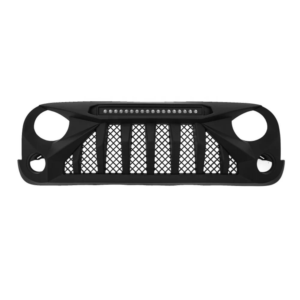 

LED Grille For Jeep Wrangler JK 20 Inch Light Car Grille Accessories Offroad Parts