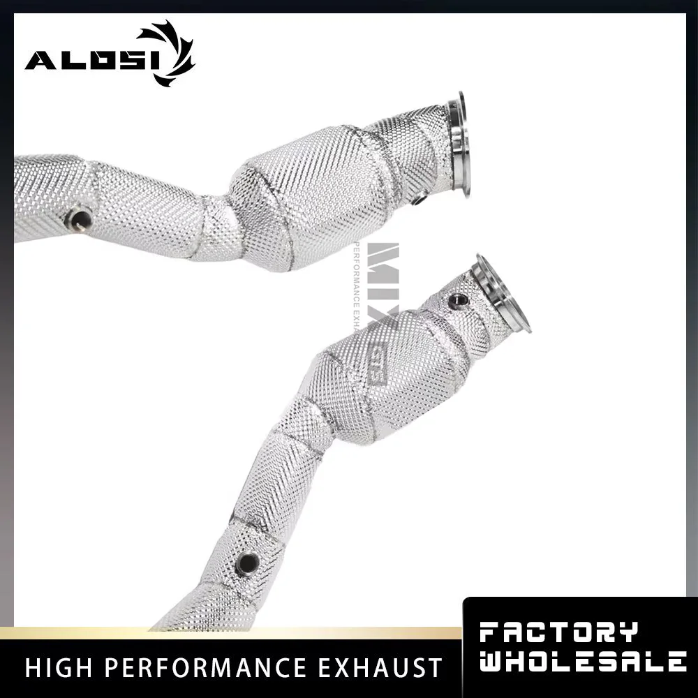 لفيراري F12 6.3 2012-2019 النازل عالية الأداء العادم تعديل أداء السباق تعزيز الطاقة #1