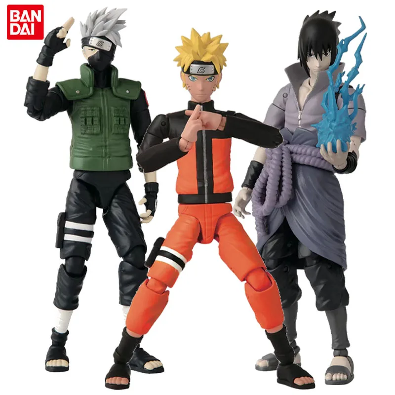 

Фигурки героев аниме Bandai, оригинальные аниме герои Наруто: шипудэн, удзумаки Наруто, Ucjiha, Саске, экшн-фигурки, игрушки для мальчиков, детские подарки