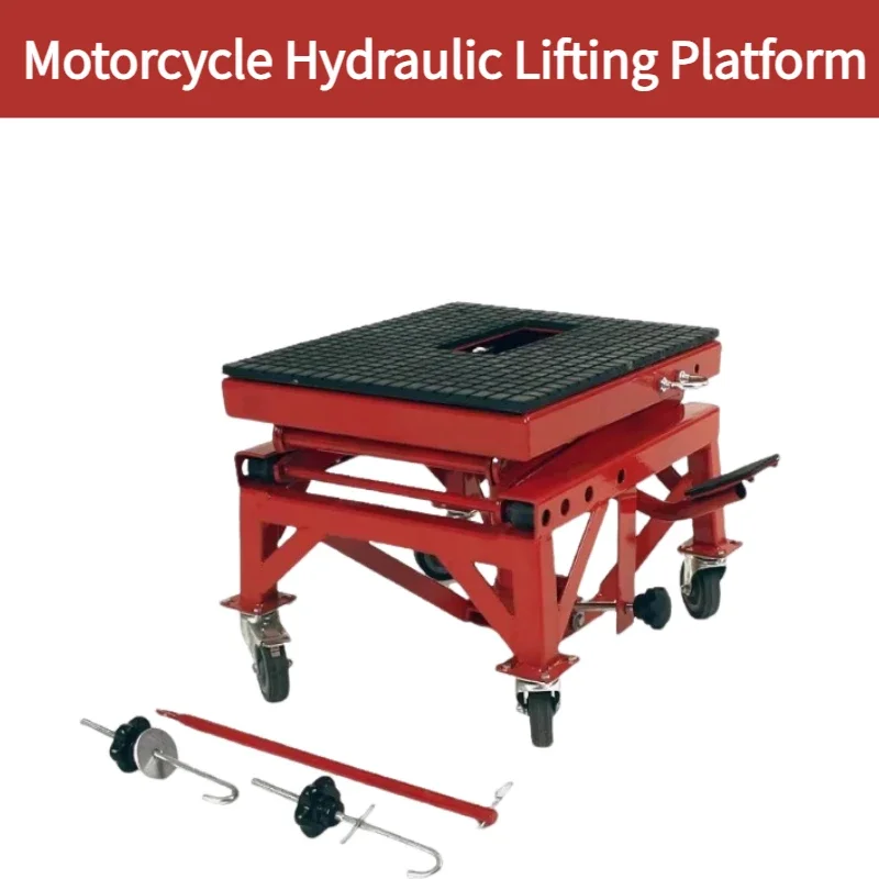 

Hydraulic Portable Lift Stand Table Motorcycle Lift Table Auto Repair Hoist Folding Frame Hydraulic Lifting Platform